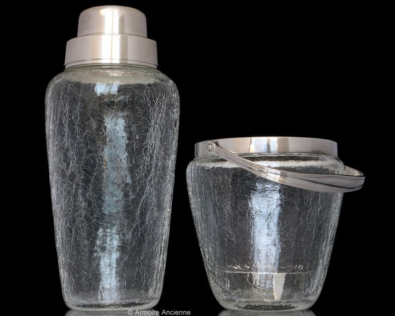 cocktail shaker and ice bucket set
