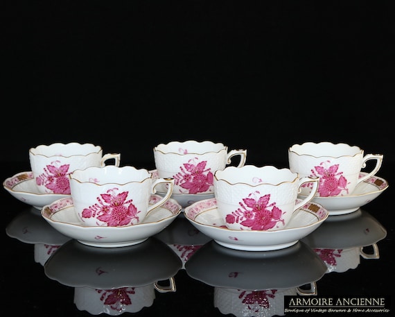 新品 ヘレンド アポニー デミタスカップソーサー6色（6客） 新品 ヘレンド アポニー デミタスカップソーサー6色（6客） 【公式通販】