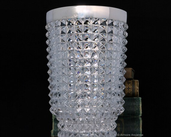 small crystal ice bucket