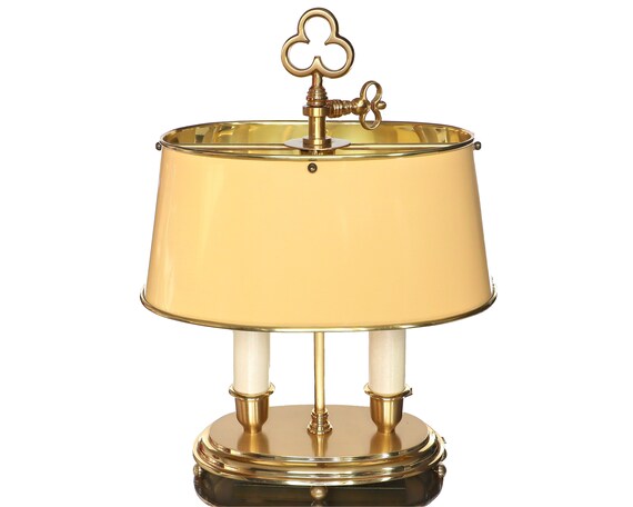 Small Brass Bouillotte Table Lamp With Shade Small Brass Bouillotte Table Lamp With, Small Metal Table Lamp Shades Taiwan