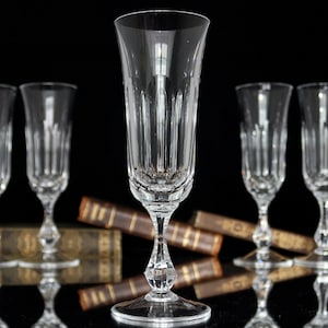 Crystal CHAMPAGNE FLUTES | Set of 5