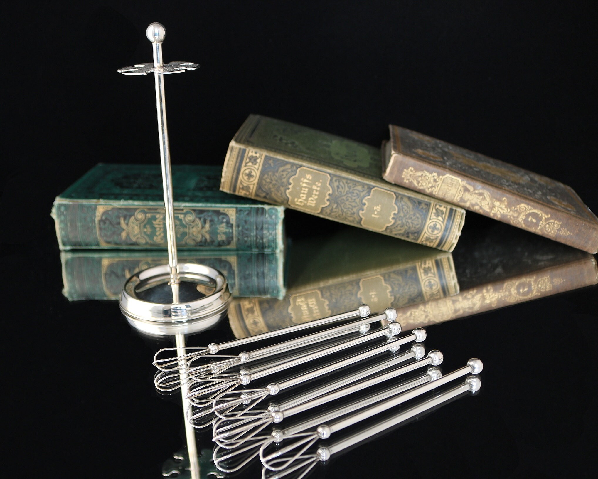 Silver-Plated CHAMPAGNE STIRRERS - Swizzle Sticks - Etsy 日本