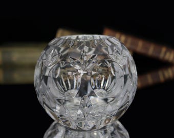 Petit vase rond en cristal