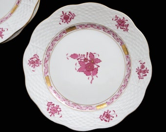 Porcelain plates Ø19 cm. PINK 