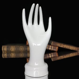 KPM Porcelain Figurine Hand - Jewellery Display