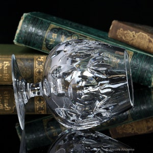 2x Crystal COGNAC GLASSES Brandy Bourbon Balloon Snifters image 8