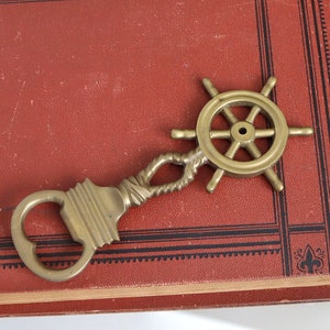 Brass BOTTLE OPENER in Nautical Design