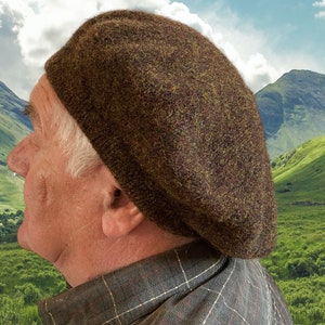 The Dunbonnet, Highland Tam,Beret,Tam O' Shanter,Made To Order - Fits Head Circumference 22-24" (56-61cms)