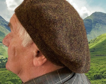 The Dunbonnet, Highland Tam, Beret, Tam O 'Shanter, Made To Order - Passend für einen Kopfumfang von 22-24 "(56-61cm)