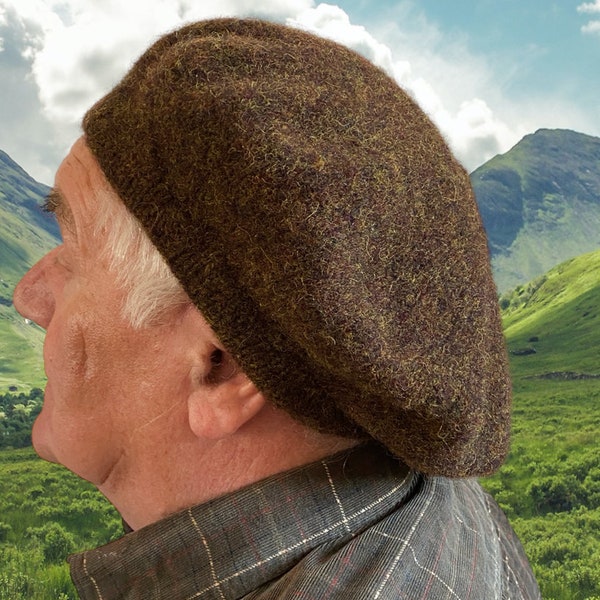 The Dunbonnet, Highland Tam,Beret,Tam O' Shanter,Made To Order - Fits Head Circumference 22-24" (56-61cms)