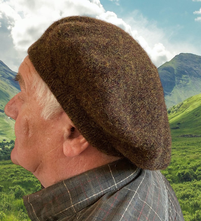 The Dunbonnet, Highland Tam,Beret,Tam O' Shanter,Made To Order Fits Head Circumference 22-24 56-61cms image 1