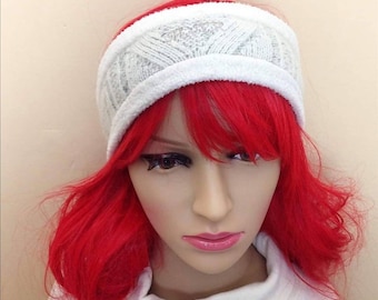 Czech Country Name Red Earmuff Ear Warmer Faux Fur Foldable Outdoor