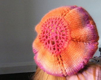 Conros- a slouchy hat or beret pattern. PDF knitting Pattern, Instant Download