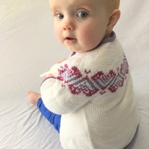 Croi Cardigan PDF Knitting Pattern. Baby cardigan Knitting Pattern