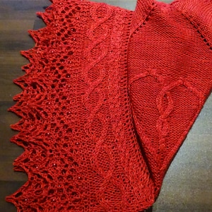 Deirdre na nDólás PDF Knitting Pattern. Celtic Shawl Design. Shawl pattern, instant download