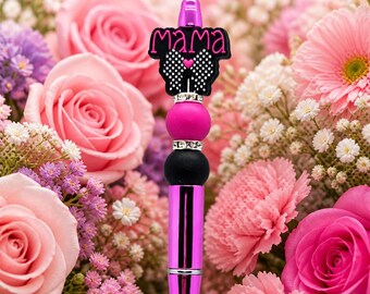 Mama Beaded Pen – Handgemachter Silikon-Kugelschreiber