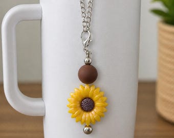 Handgemachtes Sunflower Cup Accessoire: Silikonperlen Charm