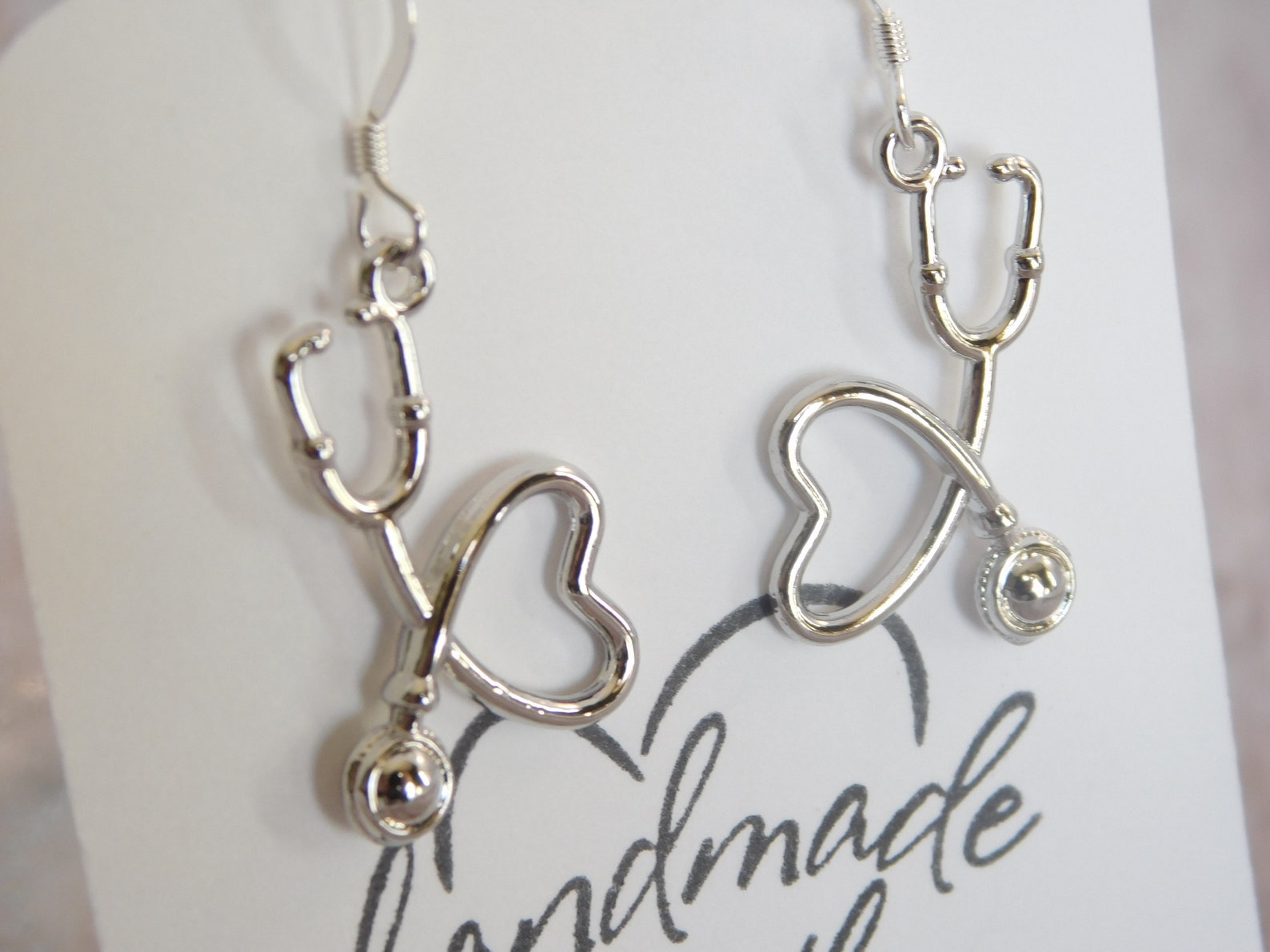 Stethoscope Earrings Healthcare Gift Nurse Graduation Gift Etsy