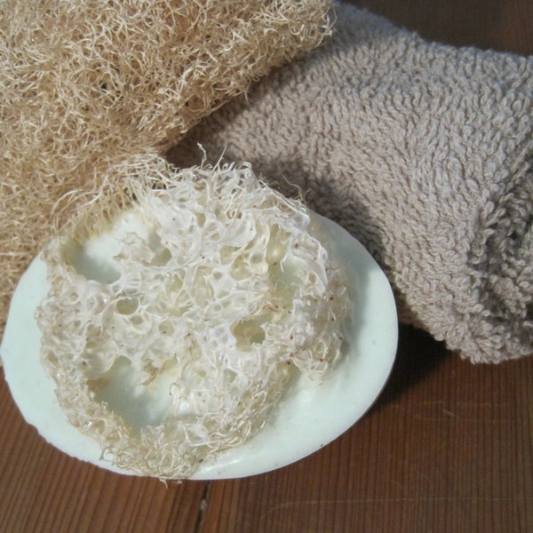 HAPPY FEET!  Cucumber Melon Loofah Soap