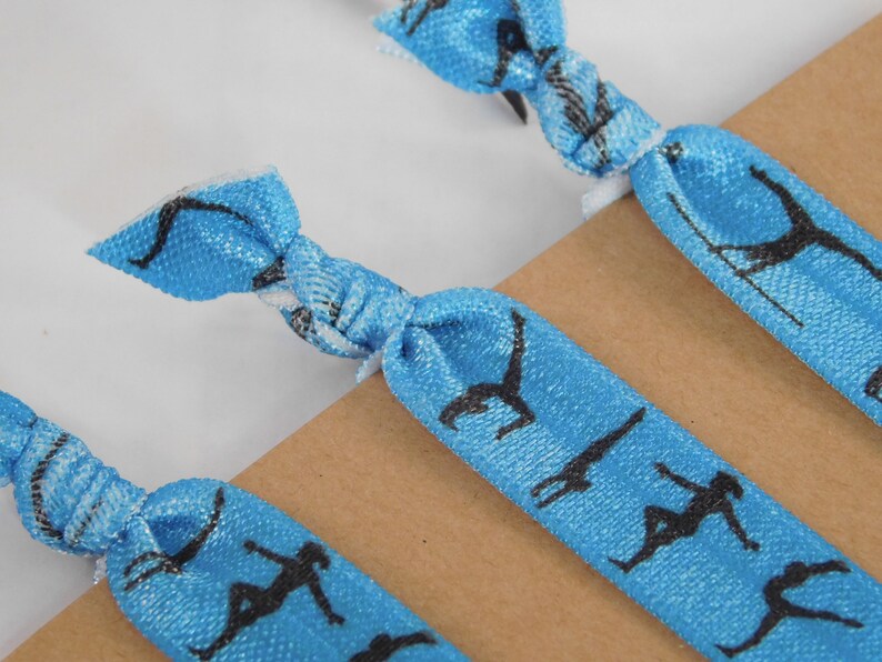 Gymnast Hair Ties Gymnastics Gift Tumbler Hair Ties Etsy