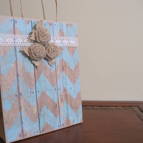 Gift Bag / Large Gift Bag / All Occasion Gift Bag / Weddings / Rustic / Chic