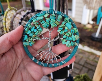 READY TO SHIP // 3" Tree of Life // Suncatcher, Rear-View Mirror Hanger