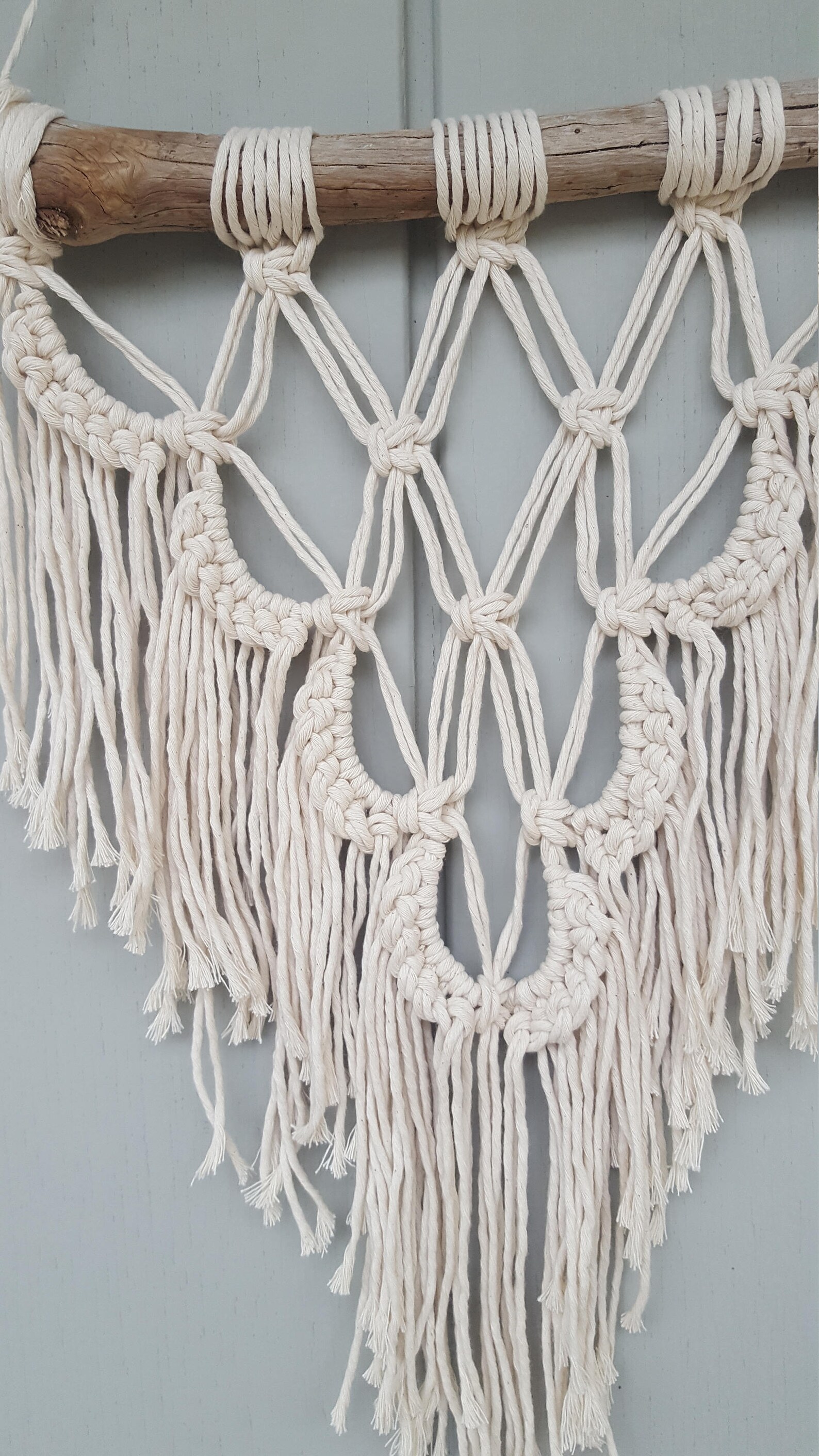Large Driftwood Macrame Wall Hanging // Bohemian Wall Decor // Etsy