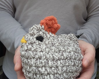 Chicken Plush With Nest // READY TO SHIP