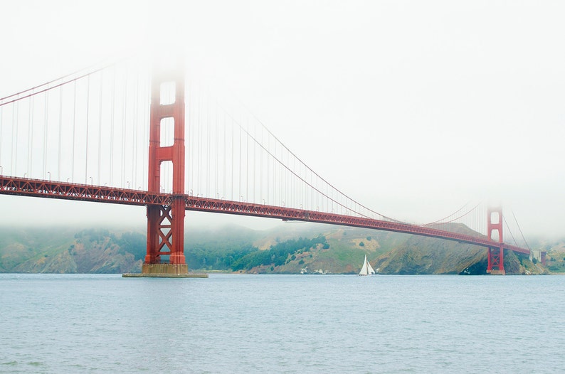 Golden Gate Bridge, San Fransisco, California Fine Art Landscape Giclée Print image 1
