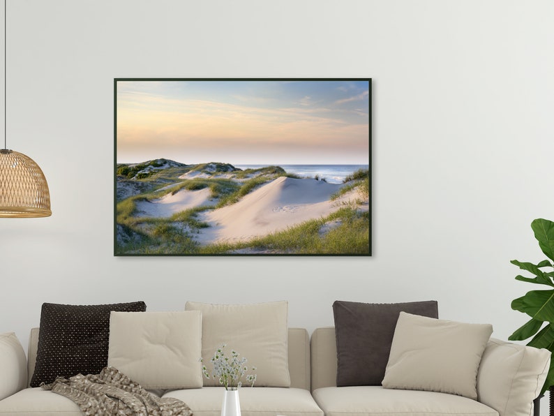 Sunset on Sand Dunes Corolla North Carolina Outer Banks - Etsy