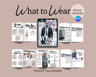 Canva Guy What to Wear Style Guide, Men's Headshot Style Guide Men What to Wear Style, Male What to Wear, Photoshoot Preperation Guide