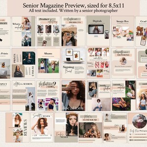 Senior Photography Welcome Guide Canva Template: Beauty Tips, Product and Info Guide, EMILY image 4