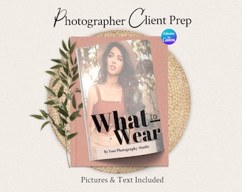 Canva What to Wear Guide | 64-Page Client Style Book with Pictures included