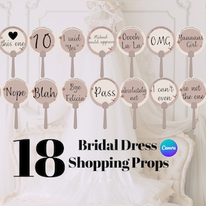 Boho Stars Wedding Dress Shopping Paddle Signs. Imprimables pour mariage, panneaux de signalisation pour achats de robe de mariée, j'ai dit oui à la robe