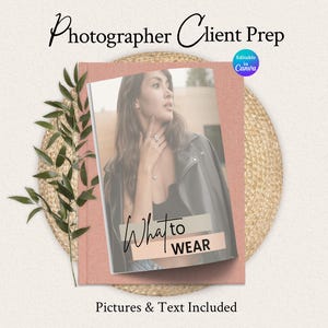 Photographer Client Style Guide: 64-Page Canva Template (Digital Download) With Pictures image 1