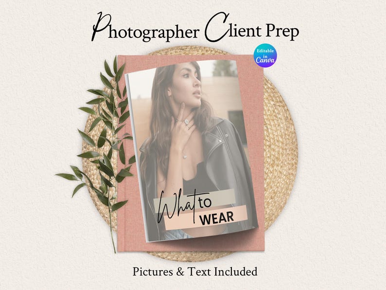 Photographer Client Style Guide: 64-Page Canva Template (Digital Download) With Pictures image 1