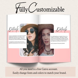 Senior Photography Welcome Guide Canva Template: Beauty Tips, Product and Info Guide, EMILY image 7