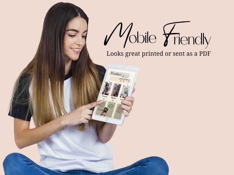 Canva welcome packet for senior photography clients with booking steps, expectations, and after-session details.