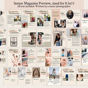 Senior Photography Welcome Guide Canva Template: Beauty Tips, Product and Info Guide, EMILY image 2