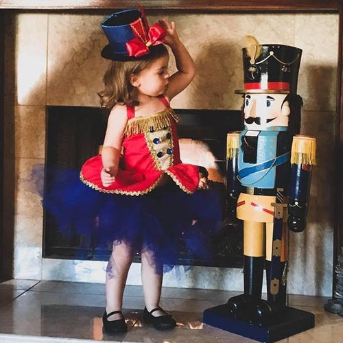 Nutcracker Tutu Dress & Hat Toy Soldier Costume Nutcracker Etsy
