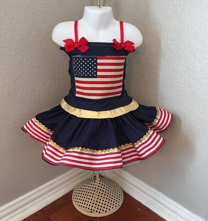 red white and blue pageant