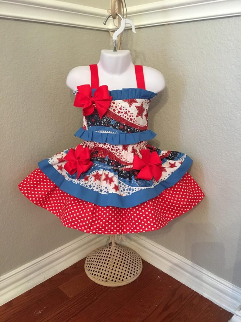 red white and blue pageant