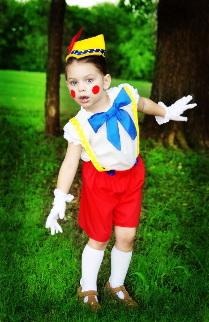 Pinocchio boy costume Storybook character Pinocchio tutu Pinocchio dress Pi...