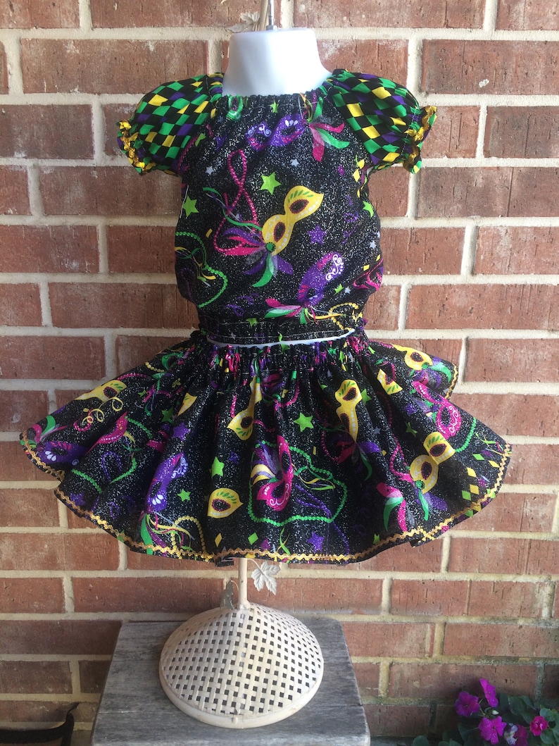 mardi gras pageant dress
