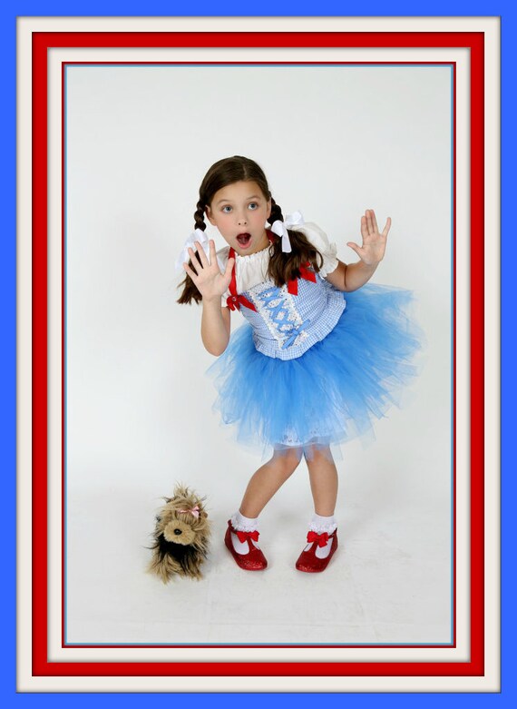 Dorothy Wizard Of Oz Costume Dorothy Tutu Dress Up Wizard Of Etsy