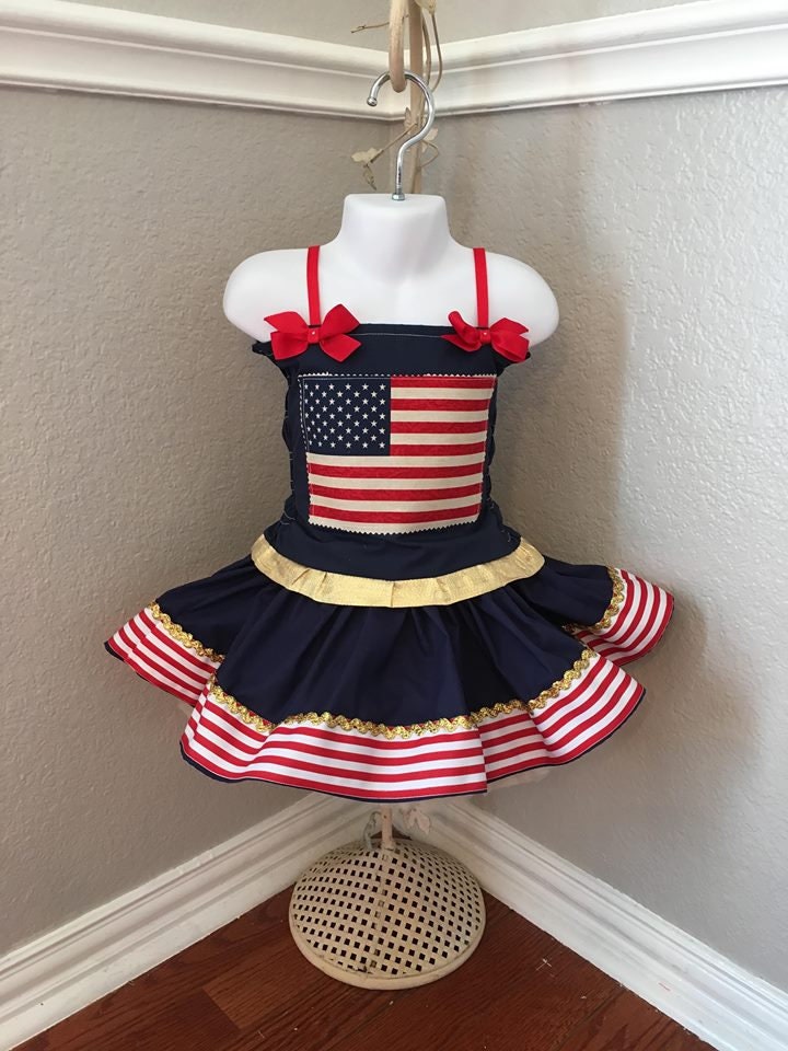 red white and blue pageant