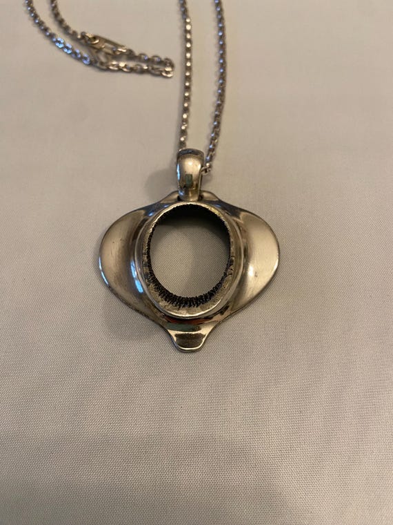 Guy Vidal Vertebra Brutalist Necklace Vintage Modernist Jewelry View 2