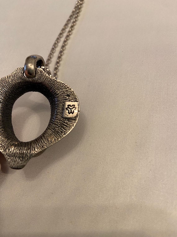 Guy Vidal Vertebra Brutalist Necklace Vintage Modernist Jewelry View 4