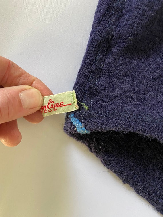 Mens Vintage Bathing Suit Wool 1940s Streamline Swim … Gem