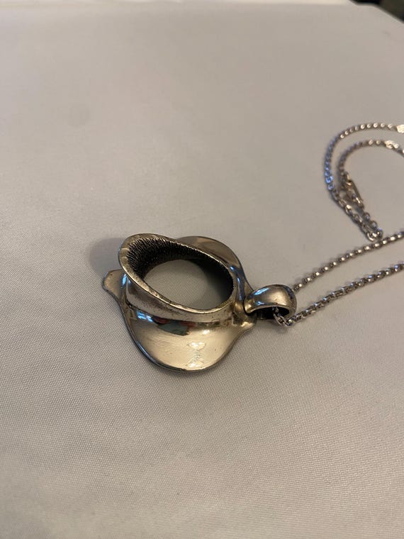 Guy Vidal Vertebra Brutalist Necklace Vintage Modernist Jewelry View 3